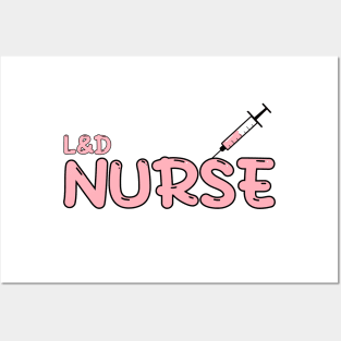 Labor and Delivery Nurse Red Posters and Art